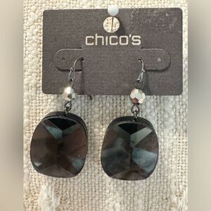 0237-Chico's Black Earrings